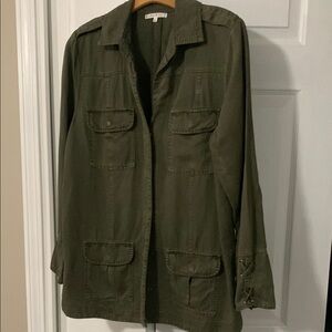 Willow & Clay Green Utility Jacket Casual Style